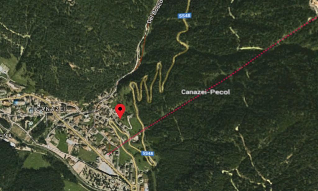 Apartmán Villetta Panorama Canazei Pokoj fotografie